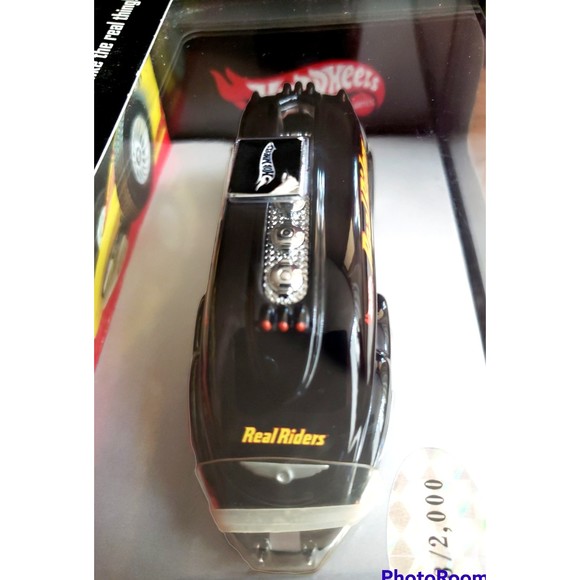 2005 Hot Wheels ROCKET OIL REAL RIDERS 1:64 BLACK Limited Edition